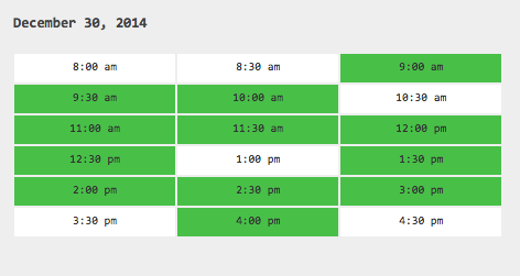 hubbli appointments